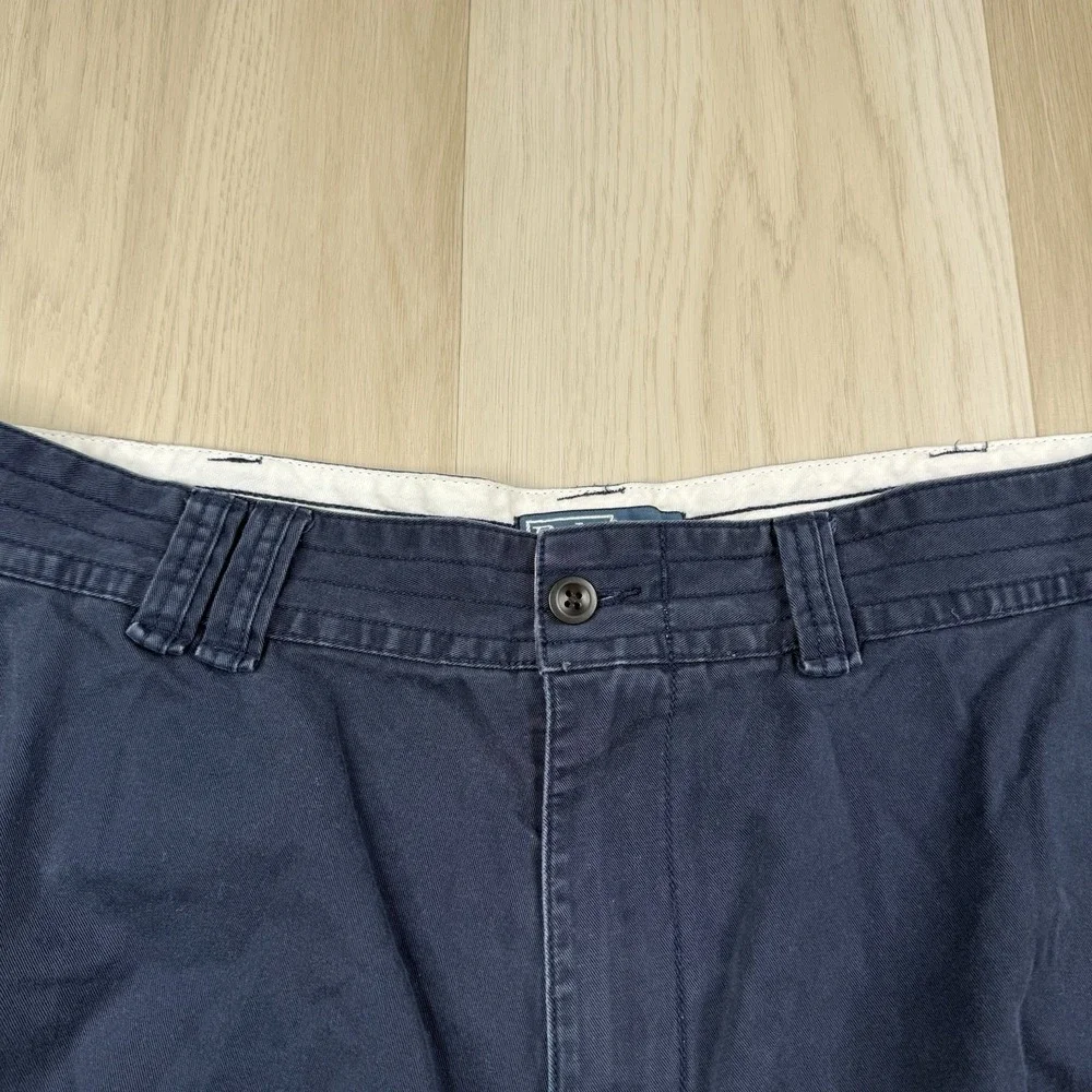 Vintage 90s Polo Ralph Lauren Cargo Shorts Mens Size 42 Navy Classic Chino Y2K